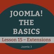 Joomla 3 Tutorial Lesson 15 Extensions