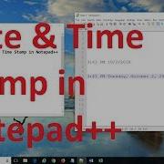 How To Insert Date And Time Stamp In Notepad