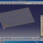 Catia Rectangular Pattern Rib Command Tutorial