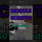 MODULE SCRIPTS Explained In 60s Roblox Robloxstudio Module Scripting Coding Luau Robloxcoding