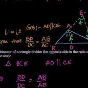 Geometry Angle Bisector Theorem Proof