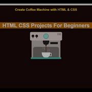 Coffee Machine With Cup HTML CSS Projects For Beginners LearningByU
