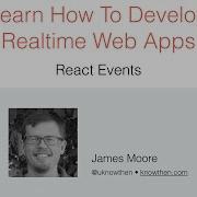 Reactjs Tutorial QuickStart Learn React Events Video 4 Of 8