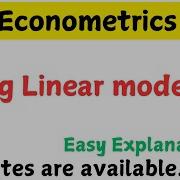What Is The Log Linear Model Functional Form Of Regression Model