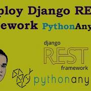 How To Deploy Django REST Framework To PythonAnyWhere