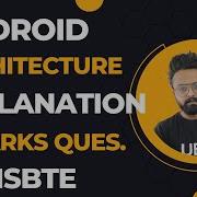 Android Architecture Easy Explanation In Hindi 6 Marks Question In MSBTE Diploma Exam