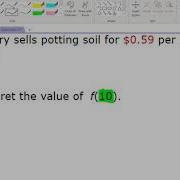 Using And Interpreting Function Notation