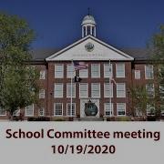 Hingham School Committee 10 19 2020