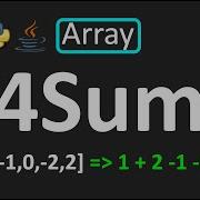 LeetCode 18 4Sum Array Python Java