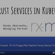 Webinar Zero Trust Services In Kubernetes