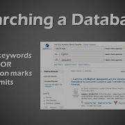 Tips For Searching A Database