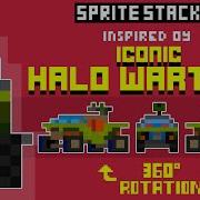 Creating The Iconic Halo Warthog In Pixel Art 3D Sprite Stacking