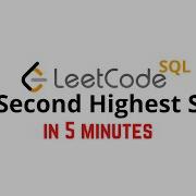 176 Second Highest Salary LeetCode MySQL Solution MEDIUM