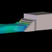 Irregular Waves On Stepped Surfaces
