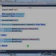 Visual Basic NET Ders 311 ArrayList Equals 3