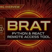BRAT Remote Access Tool Built With Python And React