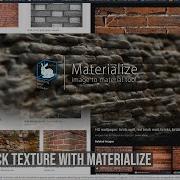 Free Texture Map Generating Tool Materialize Make Brick Texture