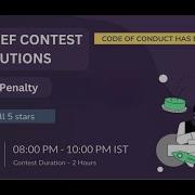 Time Penalty CodeChef Starter 173 Solution CodeChef Solution Spot