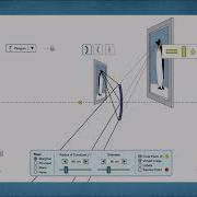 Simulation Of Curved Mirror Optics
