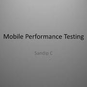 Mobile Performance Testing Using LoadRunner Demo 2nd Nov 2019