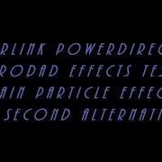 CyberLink PowerDirector Rain Particle Effect Test