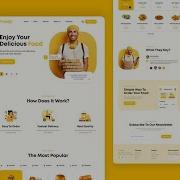 Fast Food Delivery Web Design Using HTML CSS And JavaScript