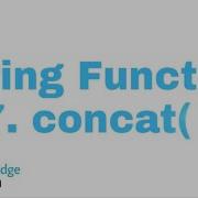 String Function Concat Method JAVA Programming ICSE