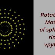 How To Create Rotational Motion Of Spherical Rings Vpython 5