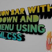 Navigation Bar With Drop Down And Mega Menu Using Html Css