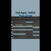 House Piano Chords Fred Again Delilah