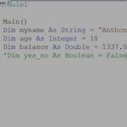 Visual Basic Tutorials P3 Manipulating Variables