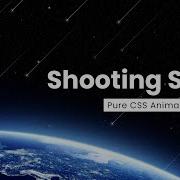 Pure CSS Shooting Star Animation Effect CSS Only