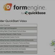 Form Engine For Quickbase Quickstart Instruction 2024