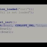 Использование CURL в PHP