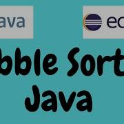 Bubble Sort In Java