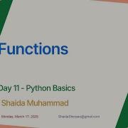 Lecture 11 Functions In Python Python Ramzan Free Online Course In Pashto 2025