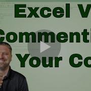 4 Excel VBA Making Notes Or Commenting Code