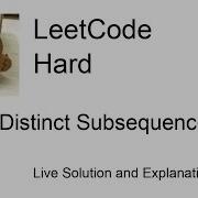 940 Distinct Subsequences II Leetcode Hard
