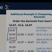 3 1 Representing Comparing And Ordering Decimals