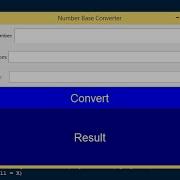 Number Base Converter App In Python