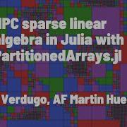HPC Sparse Linear Algebra In Julia With F Verdugo AF Martin Huertas JuliaCon 2022