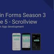 Xamarin Tutorial Season 3 Episode 5 ScrollView Event Animation