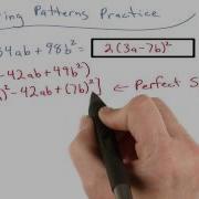 Factoring Patterns Practice 7 Visualizing Algebra
