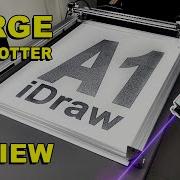 Обзор большой перьевой плоттер IDraw A1 от UUNA TEK