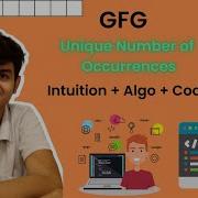 GFG Unique Number Of Occurrences Intuition Algo Java Code POTD Hindi
