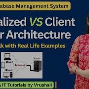 DBMS 39 Centralized VS Client Server Architecture With Examples
