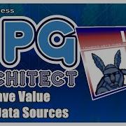 RPG Architect Tutorial Save Value And Data Sources