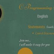 C Programming Tutorial Statements Control Statements English