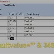 Ms Access Set Default Value In VBA DevaultValue
