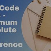 LeetCode 1818 Minimum Absolute Sum Difference Python Solution Python 1818